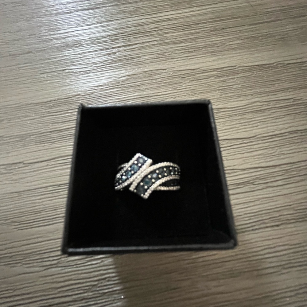 Kay’s blue and white diamond Women's Ring size 8